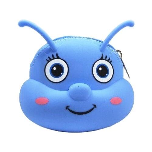 Girls Mini Coin Purse Lovely Cute Cartoon Pouch Women Small Wallet Soft Silicone Money Bag Kids Birthday Gift