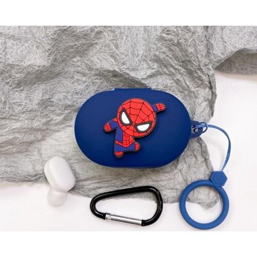 Soft Silicone Earphone Case for Xiaomi Redmi Airdots Wireless Bluetooth Headphone Protective Cover With Finger Strap