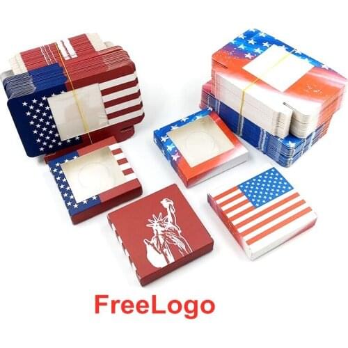 NEW 25mm 3D Mink Lashes square Cardboard Box False Eyelashes Packaging Box free Logo Cosmetic Empty Eyelash Packaging Box makeup