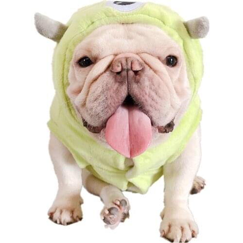 Pug Clothes Winter French Bulldog Clothing Warm Dog Outfit Poodle Bichon Schnauzer Pet Clothing Vest Hoodie Dropship Dog Apparel