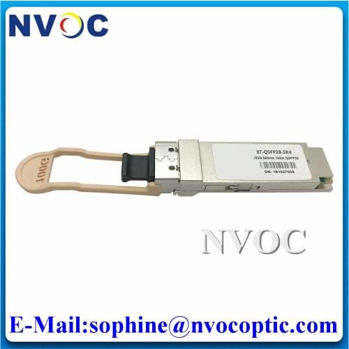Mikrotik Q28+85DMTP100D Compatible 100GBASE-SR4 QSFP28 850nm 100m DOM MTP/MPO MMF Fiber Optical Transceiver Module