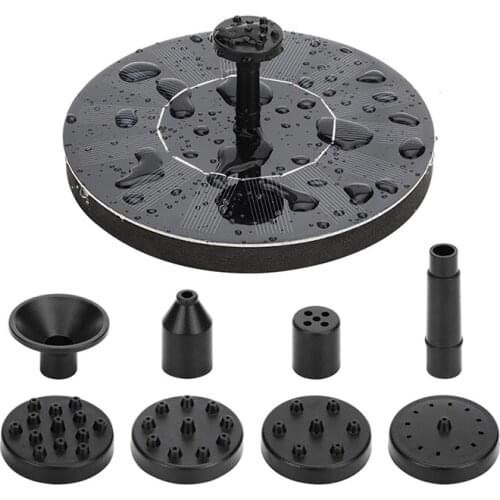 Solar Powered Floating Bird Bath Water Fountain Pump Watering & Irrigation For Pool Garden Aquarium Garden Pond Decor