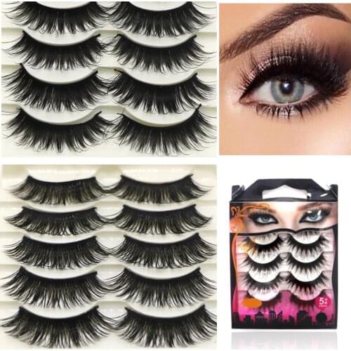 Magnet Fake Eye Lashes Makeup Magnetic Eyelashes with 3 Magnets Handmade 3D Magnetic Lashes Natural False Eyelashes Extension