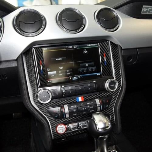 It Is Suitable For YEMA Central Control Decorative Panel Mustang The Carbon Fiber (2015-2017)