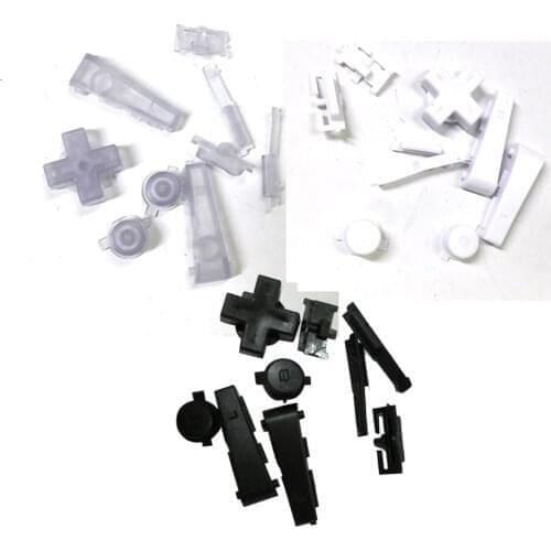 Full set L R A B D-Pad Keypad buttons for GBM Console Shell Button Keys Replacement