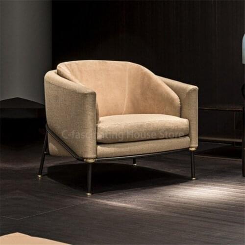 Modern Sofas for Living Room Chairs Living Room Furniture Reception Hotel Single Sofa Chair Living Room Chair Nordic Armchair