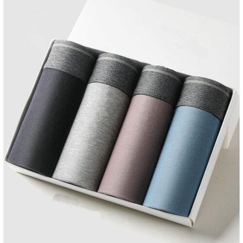 Fashion Underwear Men Boxers Sexy Men Boxer Soft Breathable Printing Male Comfortable Panties Underpants Boxershorts Homme MY296