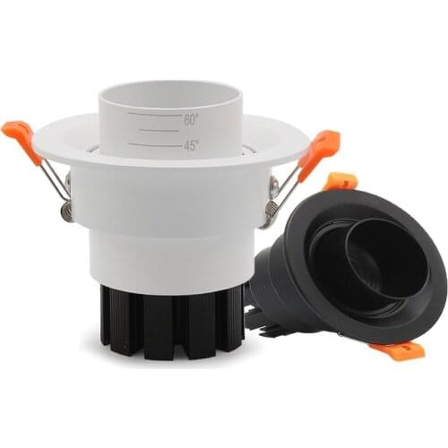 Zoom Beam Angle Adjustable LED COB Recessed Downlight 7W 12W 15W 20W 30W 35W LED Ceiling Spot Light for Picture Background