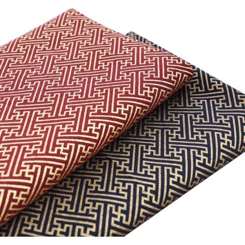 Gorgeous Good Quality Bronzed Cotton Fabrics By Half Yards Handmade Craft Bag Materials TJ1023