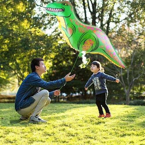 Cartoon Dinosaur Series Foil Balloon Jurassic Dino World Decorations Jungle Party Supplies Boys Balloons Childrens Toys