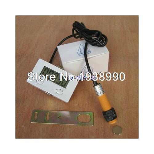 LCD Punch Counter Digital 5 Digit Including Proximity Switch And Strong Magnetic
