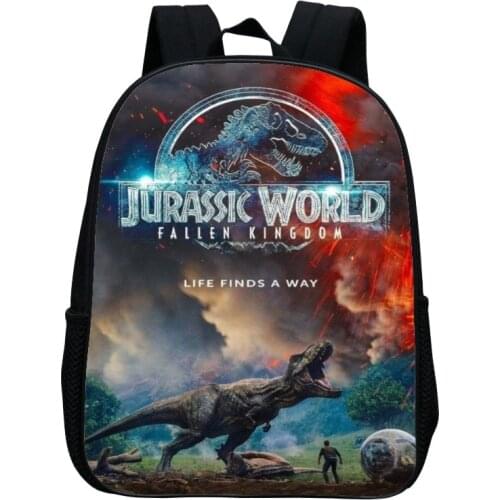 12inch Dinosaur Pattern Children Kindergarten Backpack Cool Printed Kids School Bags Bookbags Rucksack Child Start School Gift