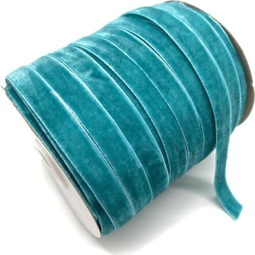 5Yards 6/10/15/20/25mm Velvet Ribbon Wedding Party Decoration Handmade Ribbon Gift Hair Bowknot DIY Christmas Ribbon #S21s16