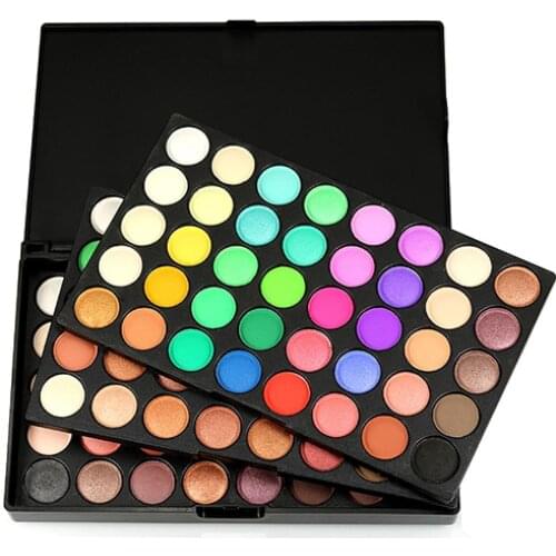 80% Hot Sale 120 Colors Professional Matte Shimmers Eyeshadow Palette Makeup Cosmetic Kit