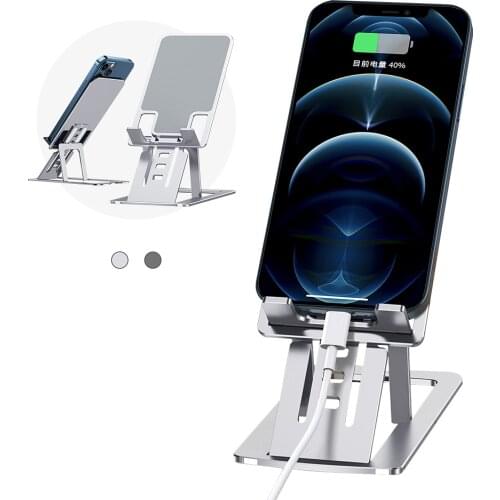 Aluminum alloy Desktop Universal Tablet Stand Foldable For iPad Pro Air 4 10.2 Tablet iPhone 12 Holder Mobile Phone Support