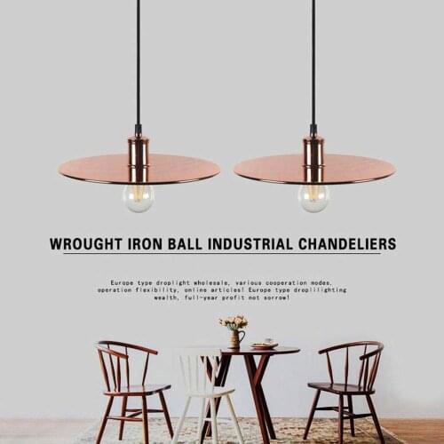 American personality vintage pendant lights Iron art kitchen pendant lights modern Dining Room Lights LED e27 light bulb