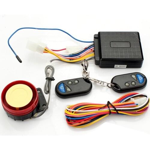 Car Security Alarm System Remote Control Electrical Ignition Scooter Motorcycle Bike ATV 12V Anti-theft