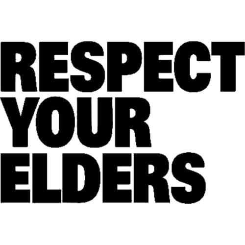 Car Sticker Fashion Distinguished Elder Retro PVC Car Decoration Sticker Creative Waterproof Cover Scratch Black/white, 14cm*9cm