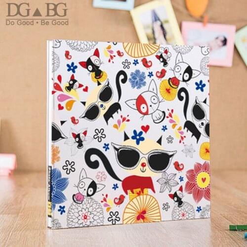 Dust-Free Air-Free Glue Free and Waterproof Hand Made DIY Albums Holds Album Customizable Kitten Self-priming Magnetic