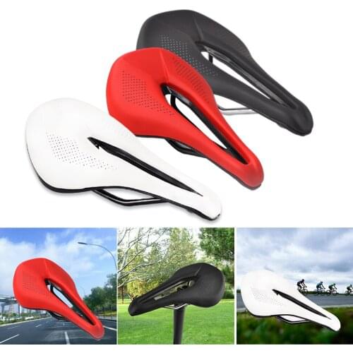 Cycling Bicycle Seat Saddle PU Leather Bike Seat Covers Pad Mountain Cycling Exercise Women Men Bike Seat Cover Padded Cushion