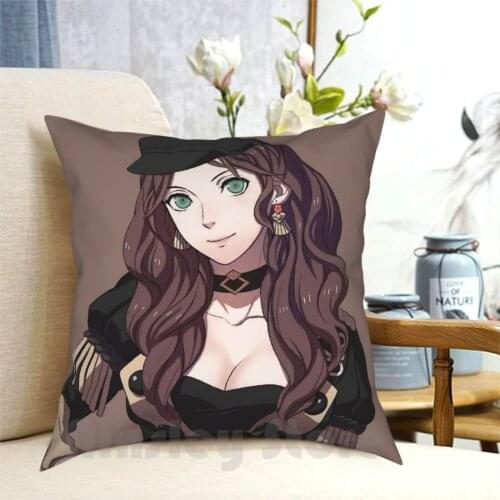 Dorothea-Fire Emblem Three Houses Pillow Case Printed Home Soft DIY Pillow cover Fire Emblem Fire Emblem Three Houses Black