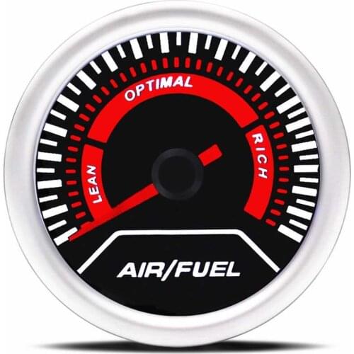 Air fuel Gauge 2" 52mm Smoke Lens Air Fuel Ratio Gauge Super Bright Led lighting Car meter
