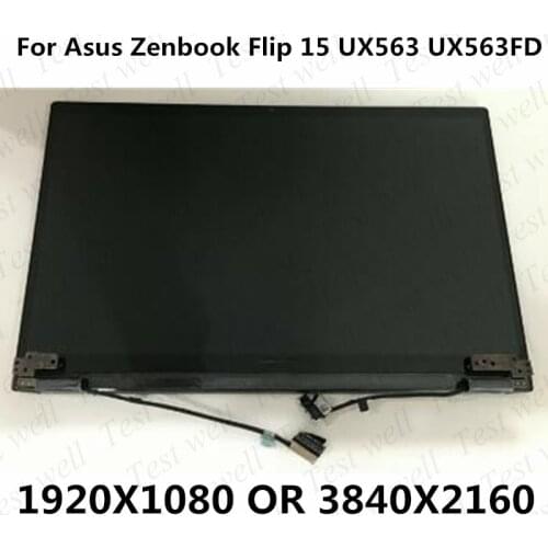 Original 15.6'' Matrix for Asus Zenbook Flip 15 UX563FD UX563 Touch Digitizer Glass LED Screen Laptop LCD Display FULL Assembly
