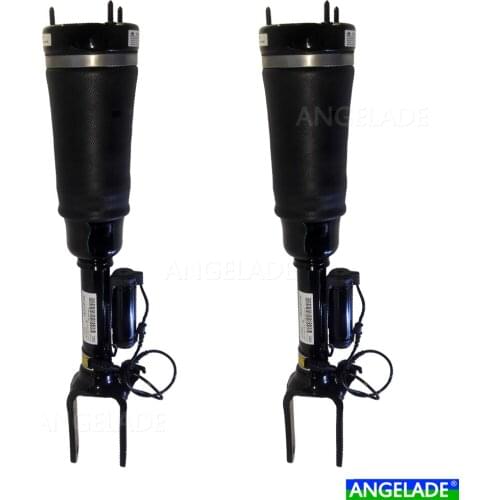 Pair 2 Front MercedeBenz R-L Class W251 V251 Air Suspension Shockss Spring Strut 2513203113 2513203013 2513205613