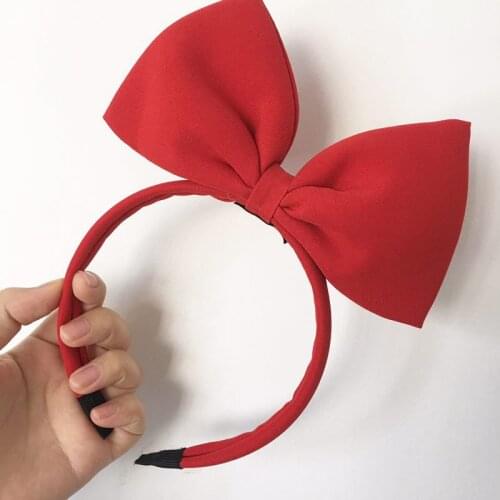 High-end So Cute Baby Girls Big Bowknot Hairband Christmas Party Decorate Kids Headwear Match Accessories Headbands Wholesale