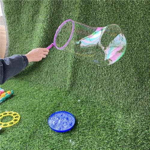 Bubble Machine Blowing Bubble Tool Soap Bubble Maker Blower Set Big Bubble Dish Outdoor Funny Gift Toys For Children Bubble Wand