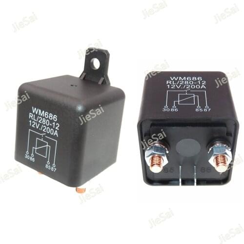 Car Truck Motor Automotive high current relay 12V 120A Continuous type and starting Automotive relay car relays