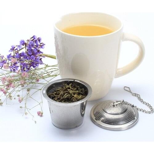 Stainless Steel Mesh Tea Infuser Reusable Tea Strainer Loose Teapot Leaf Spice Filter Tea Strainer Infusor Mesh Tool Accessories
