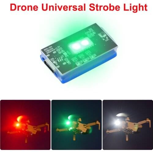 Drone Strobe Light for DJI Air 2S/Air 2/Mini 2/Mini/FIMI X8SE/FIMI Mini 3.5KM Visible Adjustable Anti-Collision Universal Light