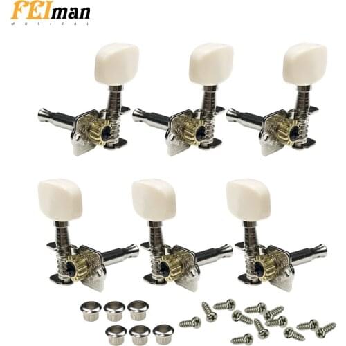 Pleroo Guitar Tuning Pegs Guitar Accessories Tuners Machine Heads suporte guitarra knob for Acoustic Classical Guitar B106