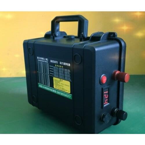 Large capacity 12V24V36V48V60V100-200AH outdoor portable lithium battery for electric propulsion with charger