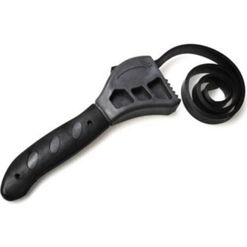 Universal 500mm Multitool Wrench Rubber Strap Adjustable Spanner for Any Shape Opener Tools Car Repair Tool Belt Wrench