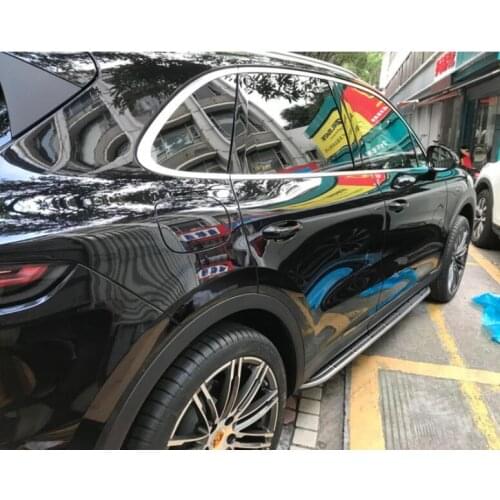 High Quality Pedal Running Board Side Step Bar Door Fixed Nerf For Porsche Cayenne 2011-2017/2018-2021