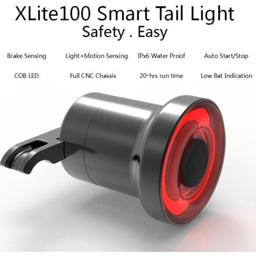 Bicycle Tail Light Smart Vibration Sensor Brake Light Waterproof USB Rechargeable Bicycle Tail Light Mountain Bike Road Bike