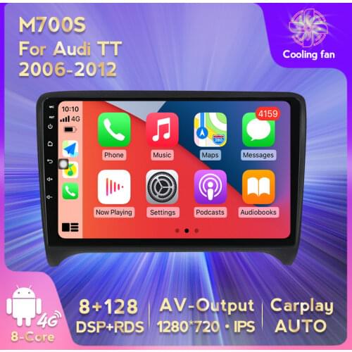 MEKEDE 6G+128G Android 11 Carplay AUTO For Audi TT MK2 8J 2006 - 2014 Car Radio Multimedia Video Player Navigation GPS 2 din dvd