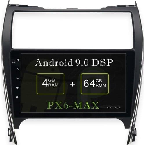 KOOCAVS 10.2" IPS Android 9.0 Car GPS Radio Player for Toyota Camry 2012-2014 USA&Mid-East 4GB+64GB Stereo Multimedia Headunit