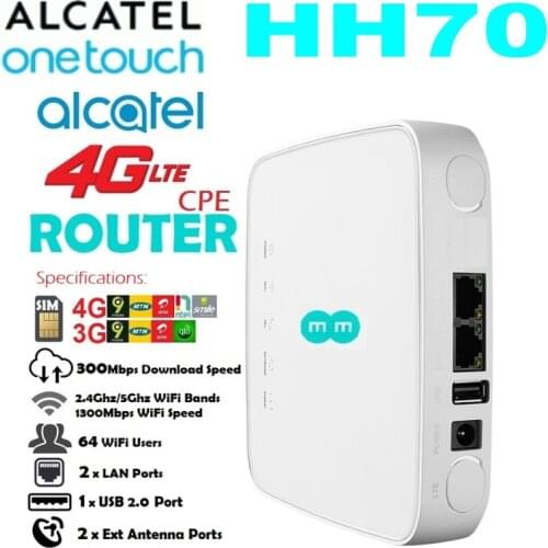 Alcatel LinkHub HH70 EE HH70V Cat 7 Wireless Router.4G Cpe 4G LTE Router