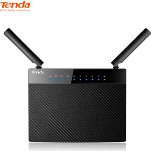 Tenda AC9 Wireless Wifi Router 128 DDR Dual Band 1200M USB 2.0 1*WAN+4*LAN Gigabit ports Wi-fi Router 2.4G&5G Reapter PPTP L2TP