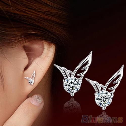 Серьги с камнями BLUELANS China At AliExpress