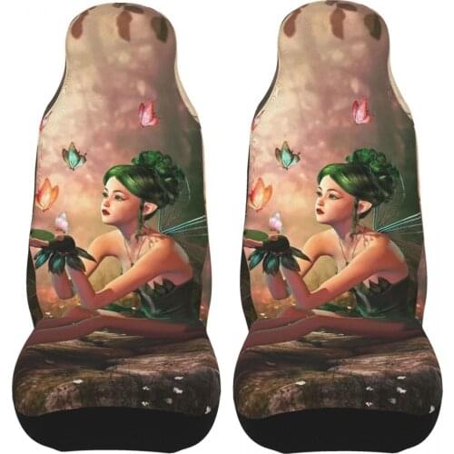 2 car chair cover: Butterfly car chair cover - Semi-Custom Fit - Front - Will Make Fit Any Car/Truck/Van/RV/SUV