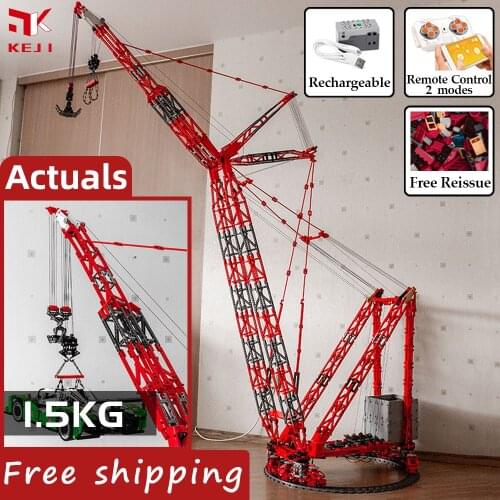 KEJI MOC-77733 Mammoet PTC-200-DS Ring Crane RC DIY Remote Control Building Blocks Model Bricks Kit Kids Toys Christmas Gift