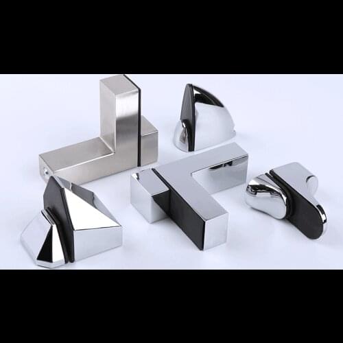 F-Shaped Duck Beak Fish Mouth Splint Holding Bathroom Kitchen Glass Bracket Fixed Glass Hardware