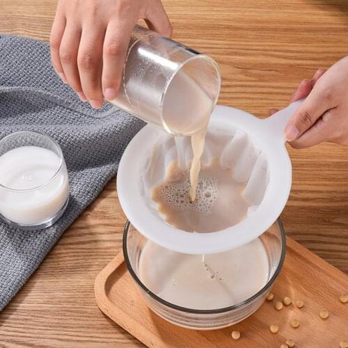 Soy Milk Filter Colander Residue Utensils for Kitchen Small Items Supplies Accessories Juice Dregs Slip Through The Net