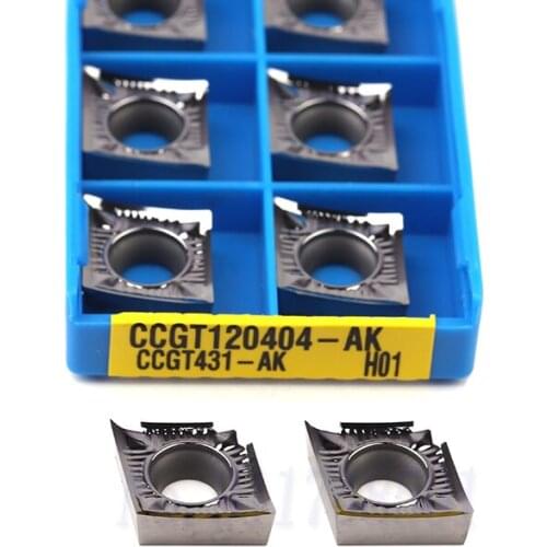 CCGT120402-AK H01 CCGT120404-AK H01 CCGT120408-AK H01 Carbide Inserts CNC Lathe Turning Tool, High Quality Aluminum Cutting Tool