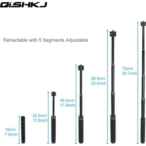 OSMO Pocket/Insta360 One X DJI OM 4 Extension Selfie Stick Pole Rod Scalable for DJI OSMO Mobile 2 3 Zhiyun Accessories