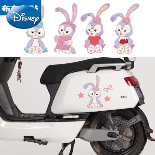 Disney Stellalou Motorcycle Body Cartoon Cute Decoration Scratches Cover Body Sticker